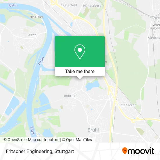 Fritscher Engineering map