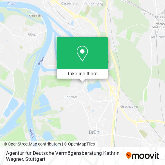 Agentur für Deutsche Vermögensberatung Kathrin Wagner map