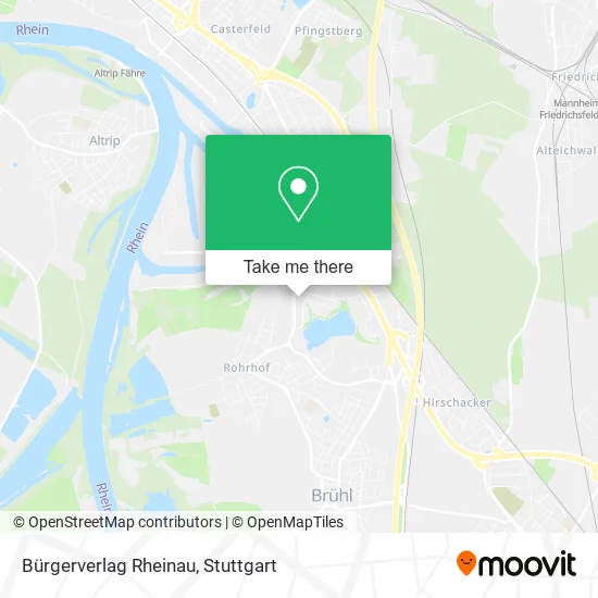 Карта Bürgerverlag Rheinau
