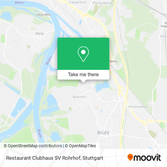Карта Restaurant Clubhaus SV Rohrhof