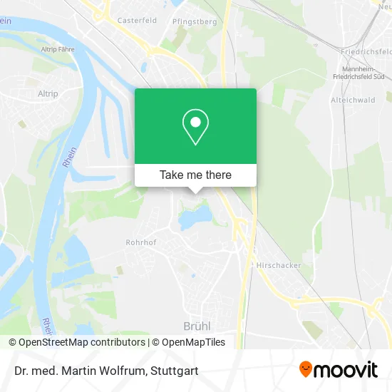 Карта Dr. med. Martin Wolfrum