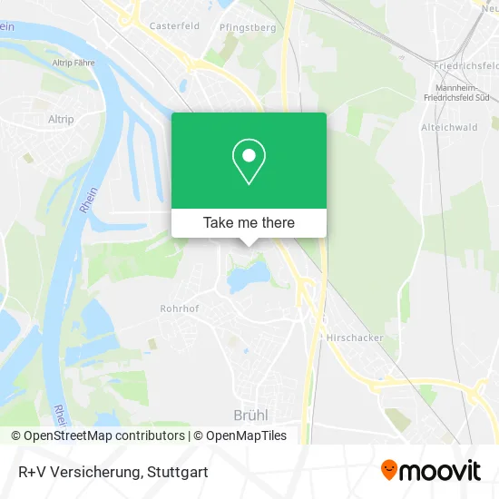 R+V Versicherung map