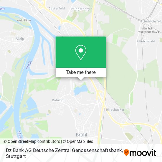 Dz Bank AG Deutsche Zentral Genossenschaftsbank map