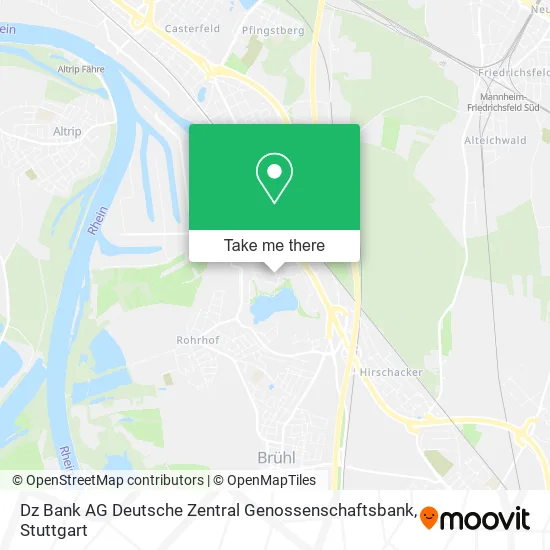 Карта Dz Bank AG Deutsche Zentral Genossenschaftsbank