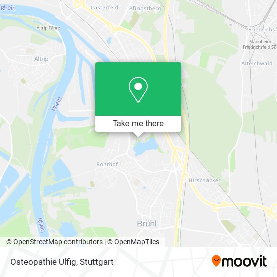 Карта Osteopathie Ulfig