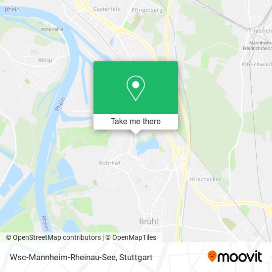 Карта Wsc-Mannheim-Rheinau-See