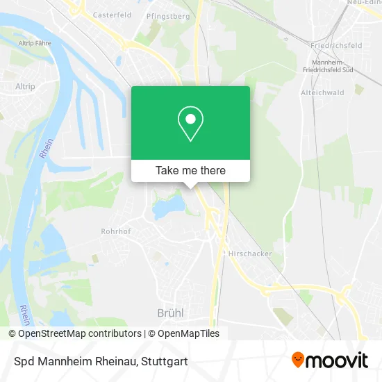 Карта Spd Mannheim Rheinau