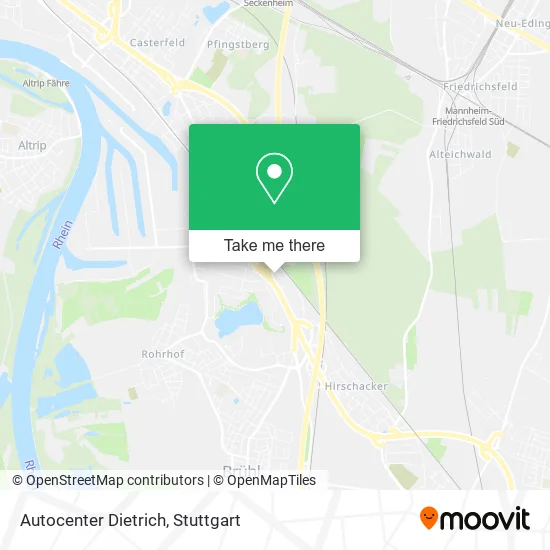 Autocenter Dietrich map