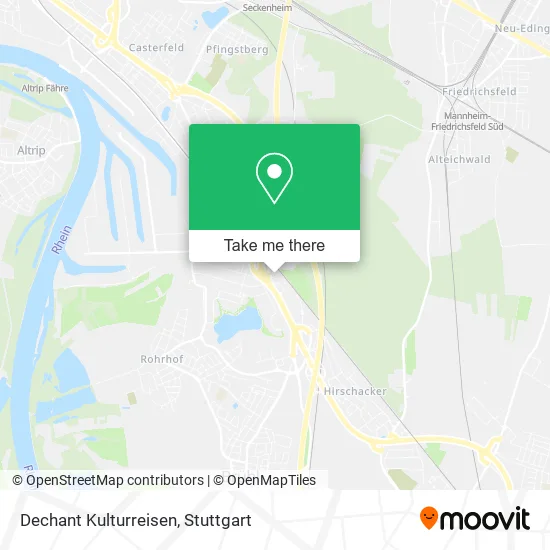 Карта Dechant Kulturreisen