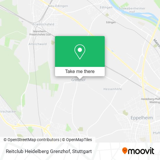 Reitclub Heidelberg Grenzhof map