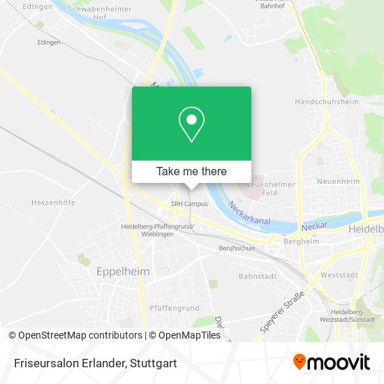 Friseursalon Erlander map