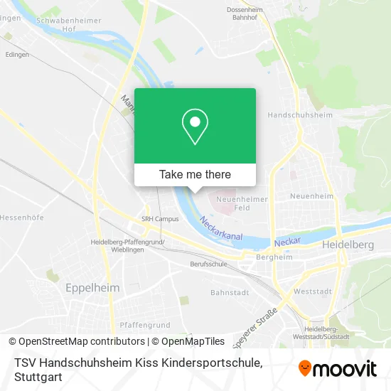 Карта TSV Handschuhsheim Kiss Kindersportschule
