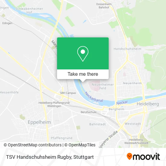 Карта TSV Handschuhsheim Rugby