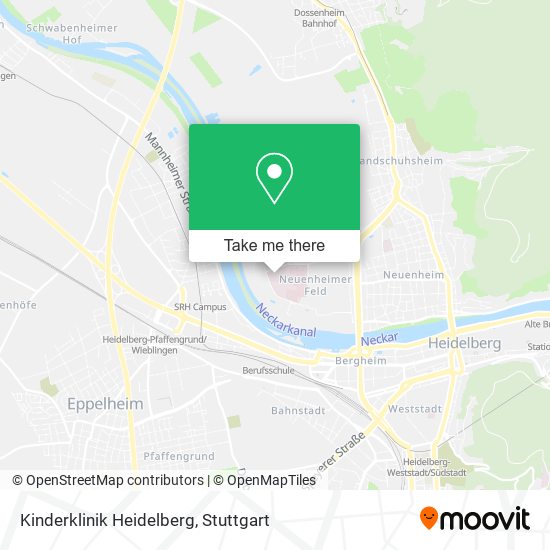 Карта Kinderklinik Heidelberg