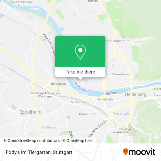 Карта Fody's im Tiergarten