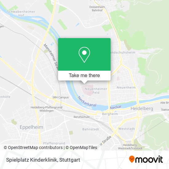 Spielplatz Kinderklinik map