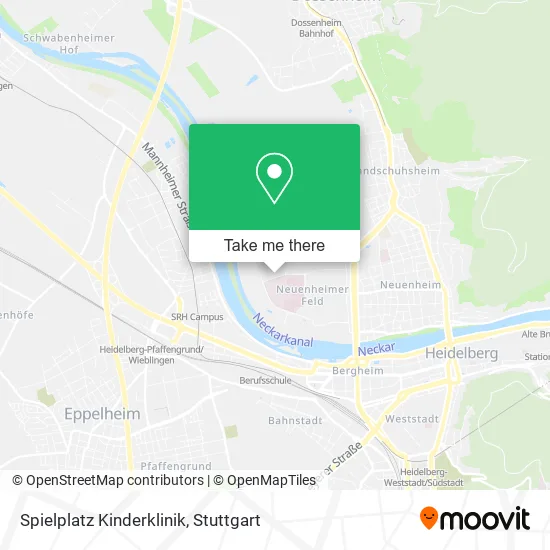 Карта Spielplatz Kinderklinik