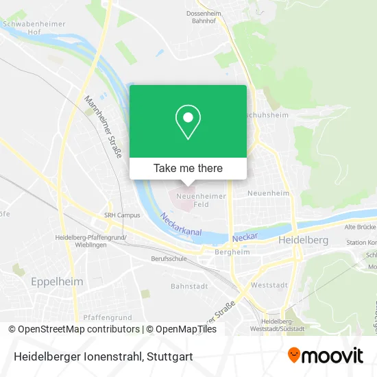 Карта Heidelberger Ionenstrahl
