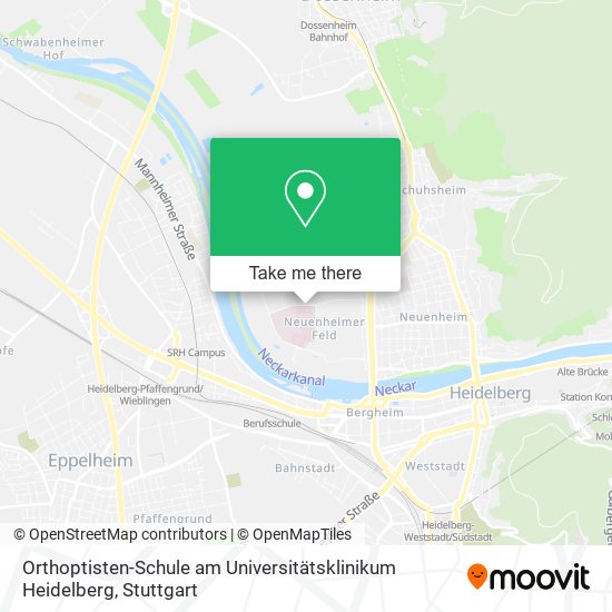 Orthoptisten-Schule am Universitätsklinikum Heidelberg map