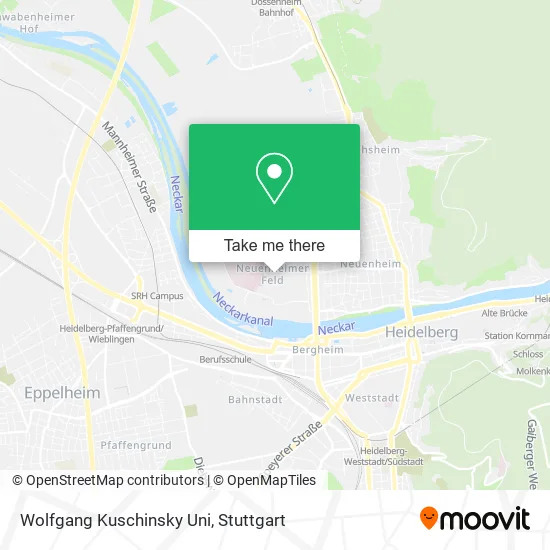 Карта Wolfgang Kuschinsky Uni