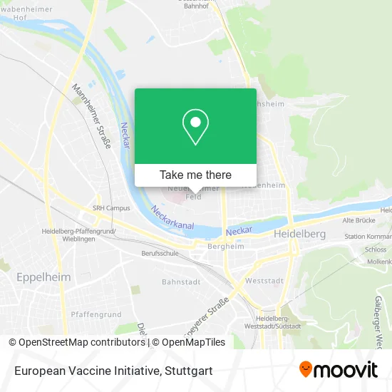 Карта European Vaccine Initiative