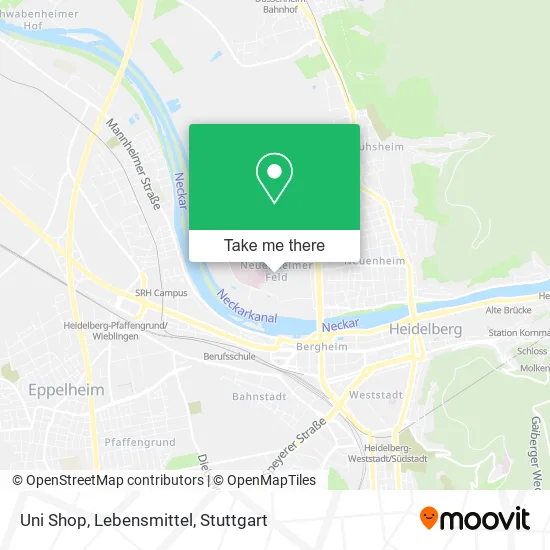 Карта Uni Shop, Lebensmittel