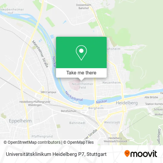 Карта Universitätsklinikum Heidelberg P7