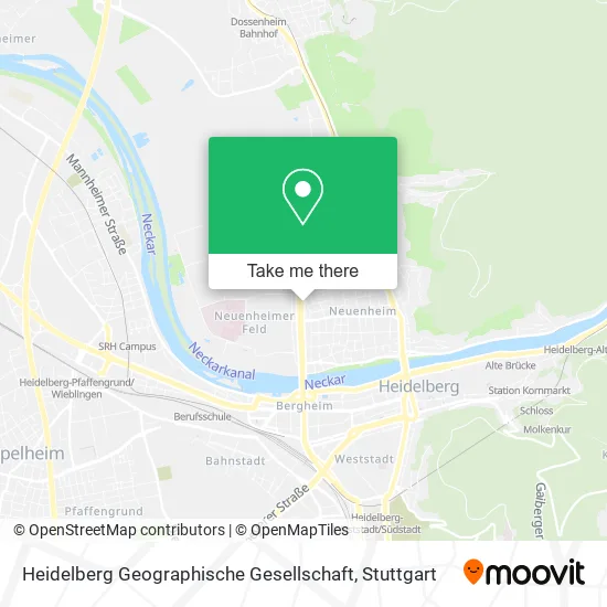 Карта Heidelberg Geographische Gesellschaft
