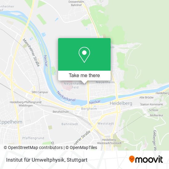 Institut für Umweltphysik map