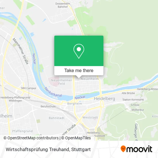 Карта Wirtschaftsprüfung Treuhand