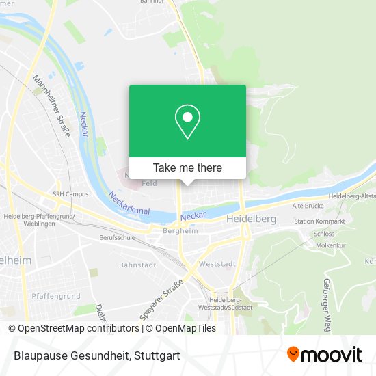 Blaupause Gesundheit map