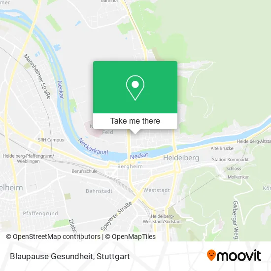Карта Blaupause Gesundheit