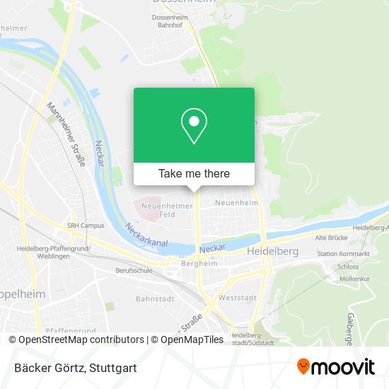Карта Bäcker Görtz