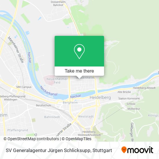 SV Generalagentur Jürgen Schlicksupp map