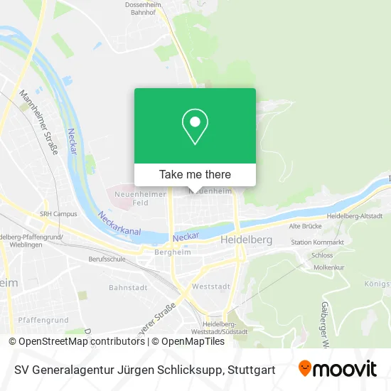 Карта SV Generalagentur Jürgen Schlicksupp