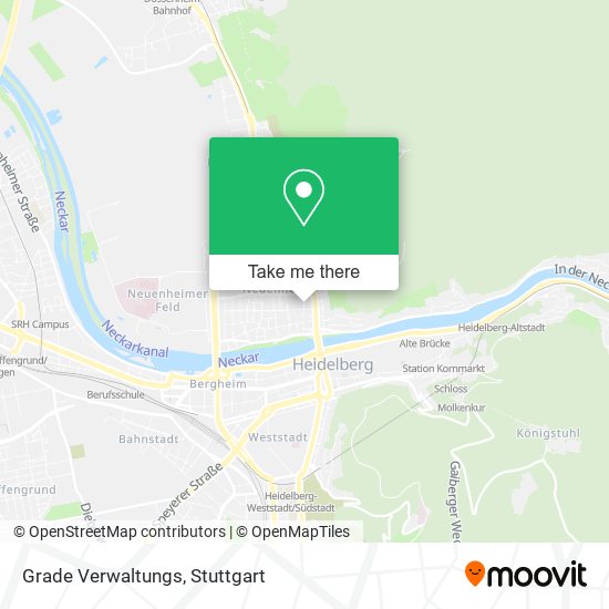 Grade Verwaltungs map