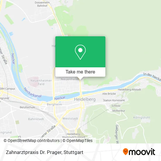 Карта Zahnarztpraxis Dr. Prager