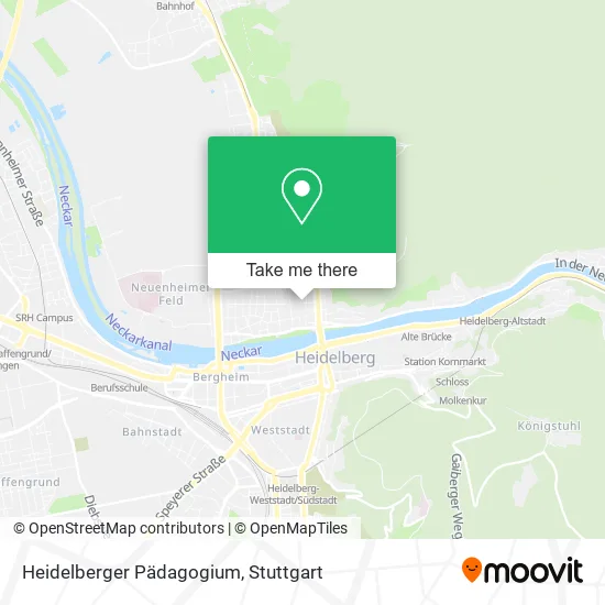 Карта Heidelberger Pädagogium