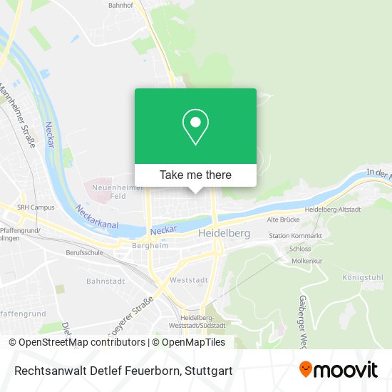 Rechtsanwalt Detlef Feuerborn map