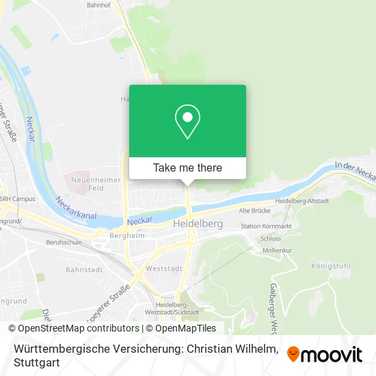 Карта Württembergische Versicherung: Christian Wilhelm