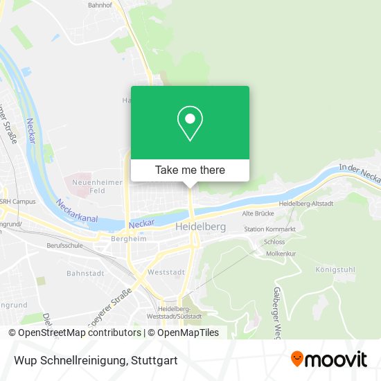 Wup Schnellreinigung map