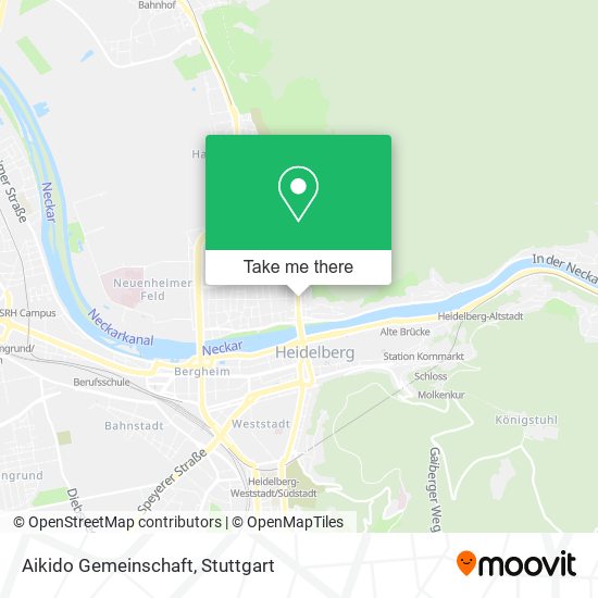 Aikido Gemeinschaft map