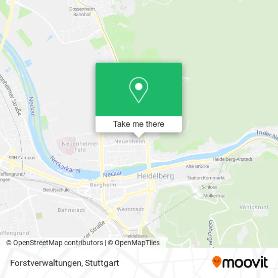 Карта Forstverwaltungen