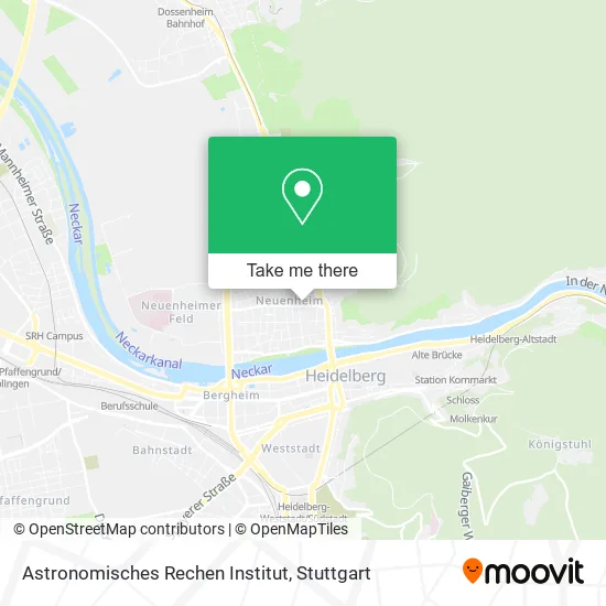 Карта Astronomisches Rechen Institut