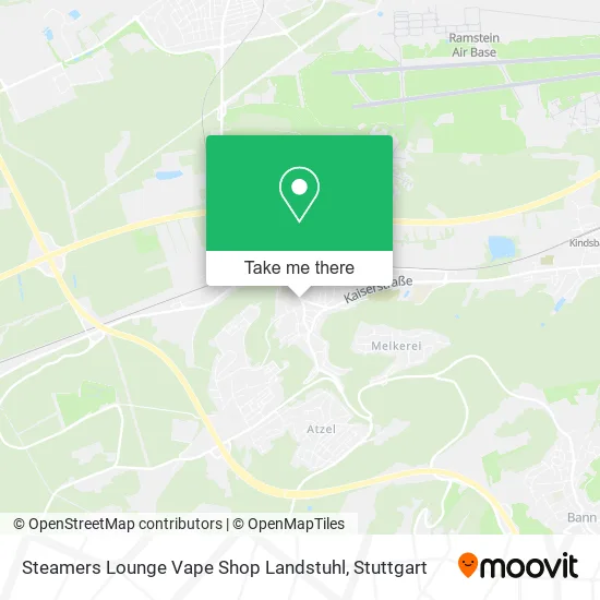Карта Steamers Lounge Vape Shop Landstuhl