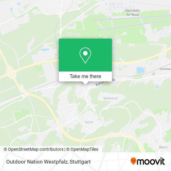 Outdoor Nation Westpfalz map