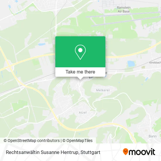 Карта Rechtsanwältin Susanne Hentrup