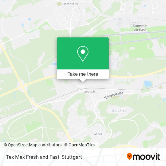 Tex Mex Fresh and Fast map