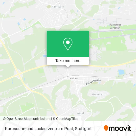 Карта Karosserie-und Lackierzentrum Post