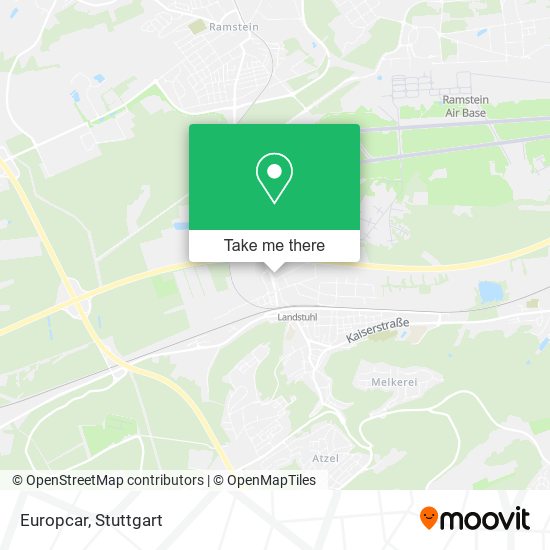 Карта Europcar
